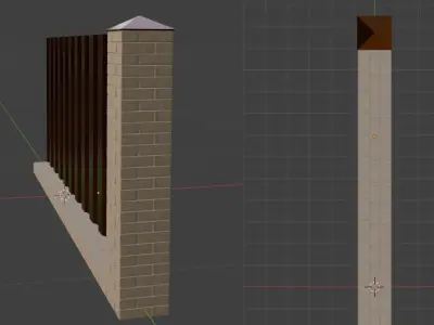 Wall Material of Art Low-poly 3D model