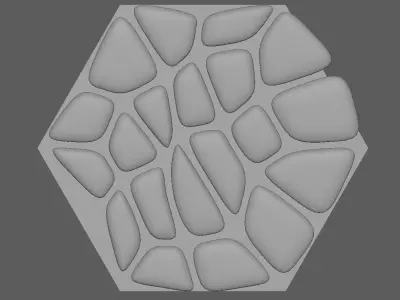 Stone Floor 1 Low-poly 3D model