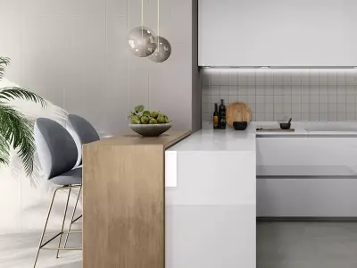 Seamless Navy Blue Ceramic Wall Tile With Thin Grout Grid Texture