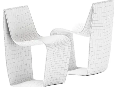 MDF Italia Sign Matt Chair 3D model