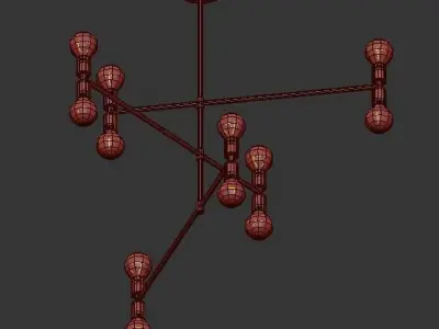 Atonium gold 3D model