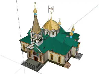 Architecture-Religion-God-Culture-Temple-05 church 3D model