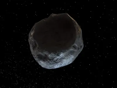 Detailed asteroid 3D model