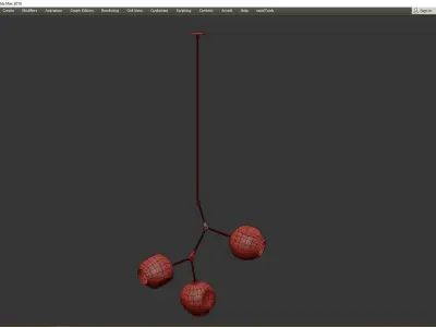 BRANCHING BUBBLES BB 03 31 Low-poly 3D model