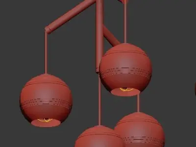 Tech Lighting Sedona Double Chandelier 3D model purchase