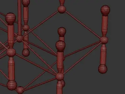 Milano Chandelier 3D model