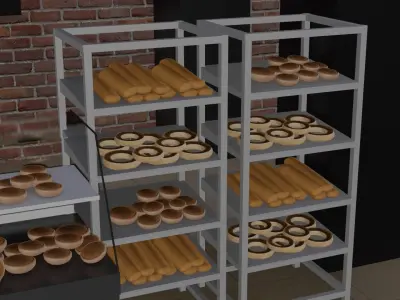 Bakery shop 3D model