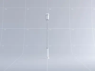 Toronto Light Pole 03 3D model