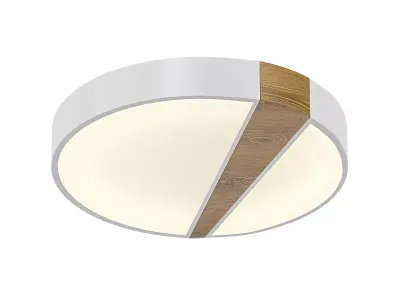 KETLIN led ceiling light - wood 3D model