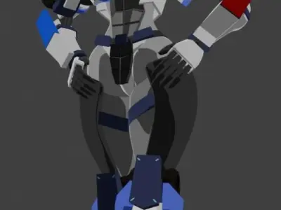 deltas muscle 3D model