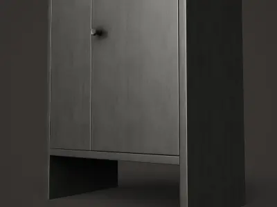 BAGGEBO-Cabinet with door Low-poly 3D model