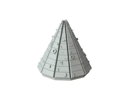Sci Fi Object No 2752 Low Poly Low-poly 3D model
