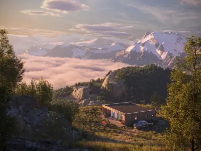 Scandinavian House 3D model