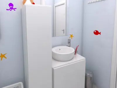 bathroom interior 4 3D model
