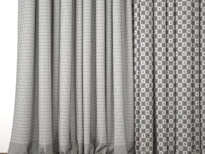 Curtain 3D model