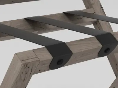 Suitcase Stand 3D model