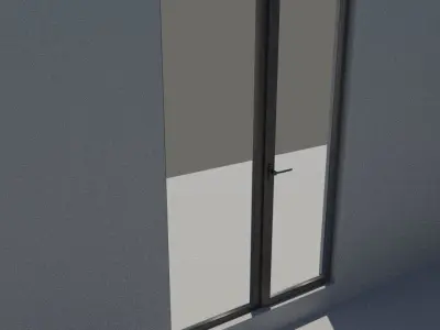House windows  Low-poly 3D model