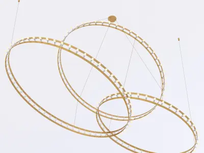 Quasar CITADEL COMPOSITION chandelier 3D model