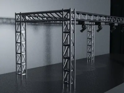 Lighting truss 3D model