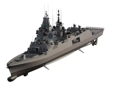 ISRAEL NAVY DESTROYER 3D model