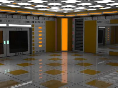 Sci Fi Room  3D model