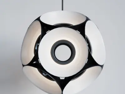 Magellan LED Chandelier by Kuzco Lighting  3D model