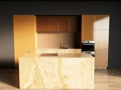 93-Kitchen9 glossy 8 3D model