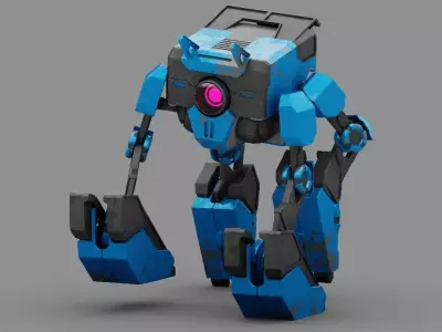 DROID KA  rigged 3D model