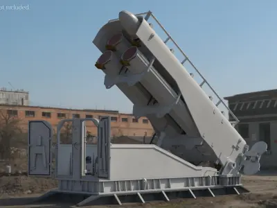  Weapon Launcher System with Cruise Missile Gray 