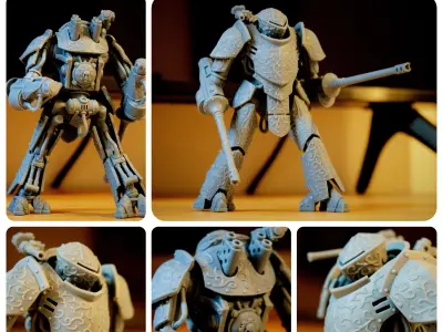 Feudal Guard - Walker Upgrade Kit 1 3D print model