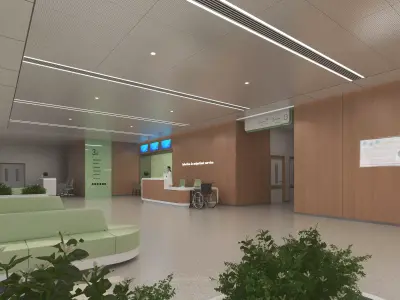 Hospital corridor  3D model