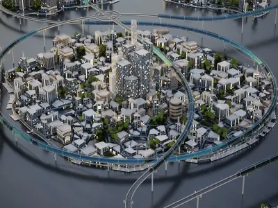 Cityscape 5003 3D model