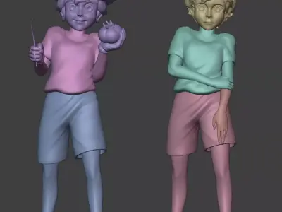 Anna Sasaki from When Warnie was there 3D print model