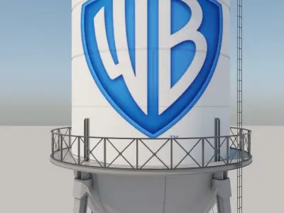 WARNER WATER TOWER 3D model