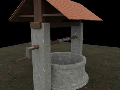 water well 3D model