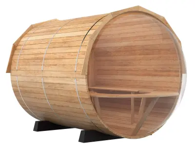 Outdoors Sauna Model 3D model