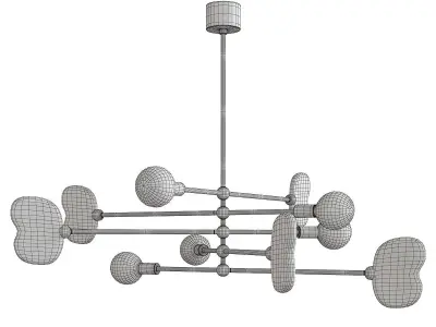 Egon Chandelier Low-poly 3D model