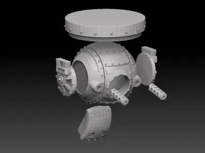 Ball Turret 3D print model