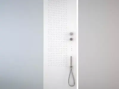 Fantini Acquapura shower panel 3D model