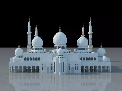 Sheikh Zayed Grand Mosque 3D Model 3D model