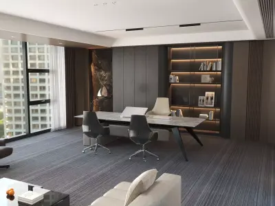 Modern Executive Office 3D model