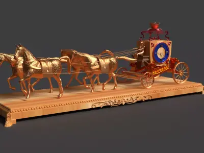 Chinese Ancient Carriage  3D model