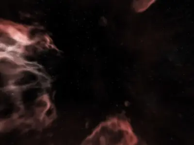 HDRI Epic Panoramic Sky - 360 starfield - fire night sky 014 Low-poly 3D model