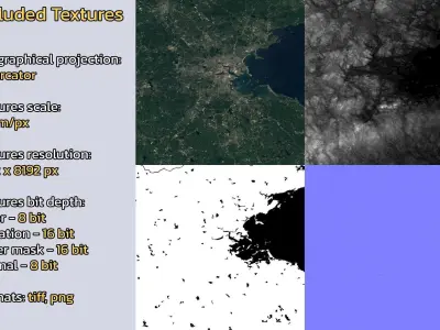 Boston United States City Landscape 3D Model 3D model