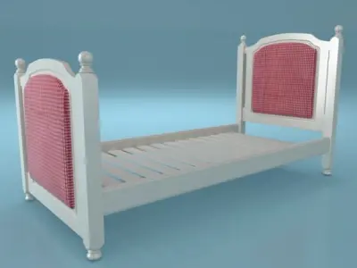Childrens bed collection 3D model