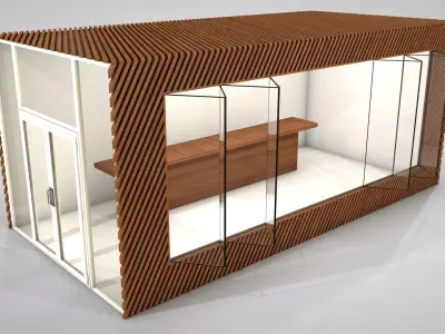Pop-Up Store 3D model