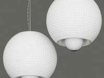 GSG Ceramic Design Bool Pendant Lamps 3D model
