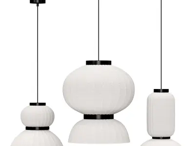 Renne Pendant Lights by Lightzey 3D model