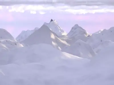 THE ALPS WINTER LANDSCAPE 2024 3D model