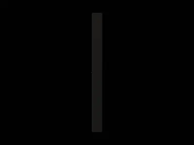 Sustainable Wood Grooved Panel Door 3D model